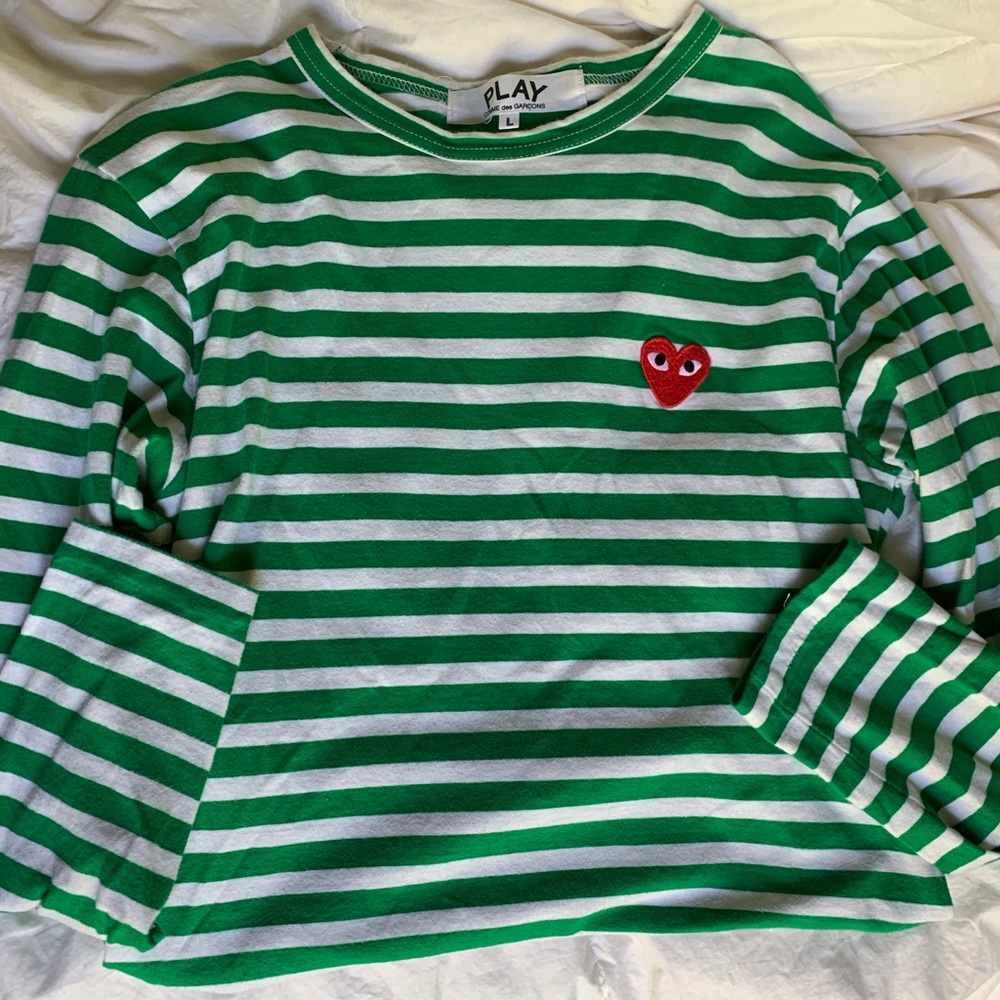 COMME DES GARÇONS striped long sleeve